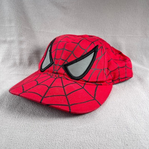 Marvel Spiderman Kids OS Snapback Hat All Over Print Spidey - Picture 12 of 12